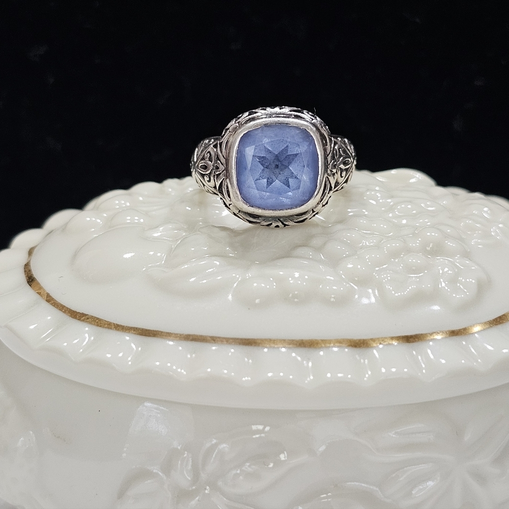 Janice Girardi JGD Vintage Topaz Ring Size 6